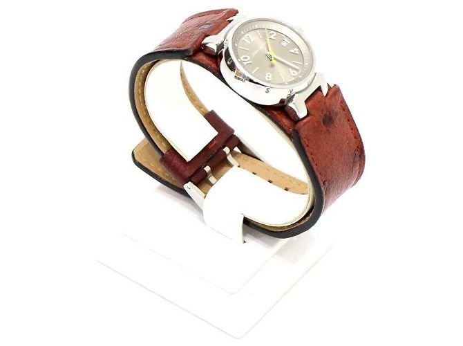 Louis Vuitton Relógio de Quartzo com pulseira de avestruz para mulheres Multicor - vista 4