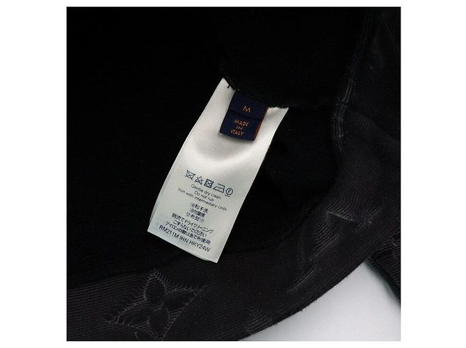 Louis Vuitton Kapuzen-T-Shirt für Herren Monogram Black Collection Schwarz - Ansicht 6