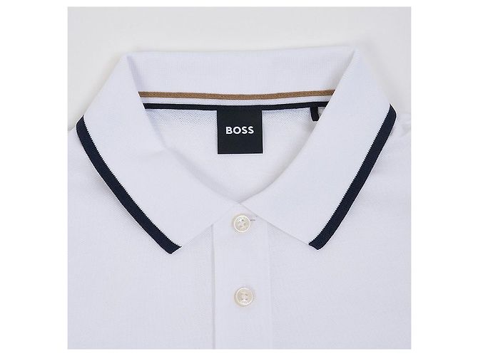 Hugo Boss Polo in piqué di cotone da uomo Multicolore - vista 3