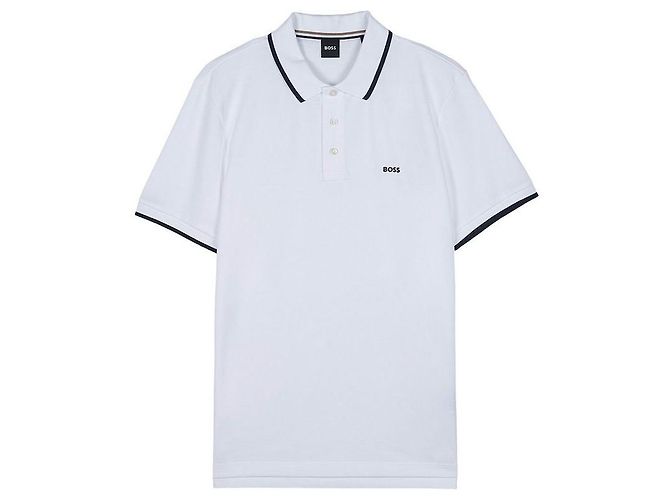 Hugo Boss Polo in piqué di cotone da uomo Multicolore - vista 9