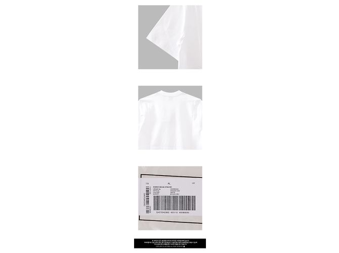 Burberry Camiseta de algodón Prosum para mujer Blanco Plata - vista 3