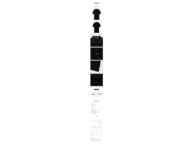 Hugo Boss Polo em piqué de algodão - vista 11