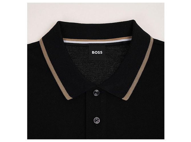 Hugo Boss Polo em piqué de algodão - vista 3