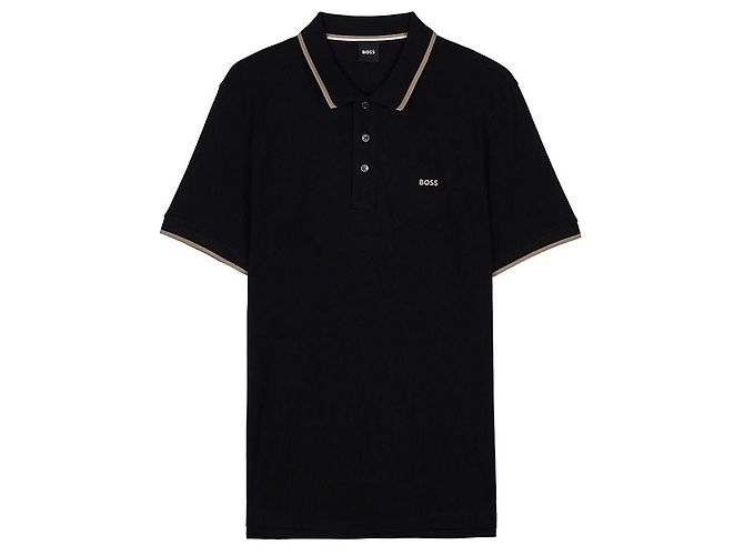 Hugo Boss Polo em piqué de algodão - vista 9