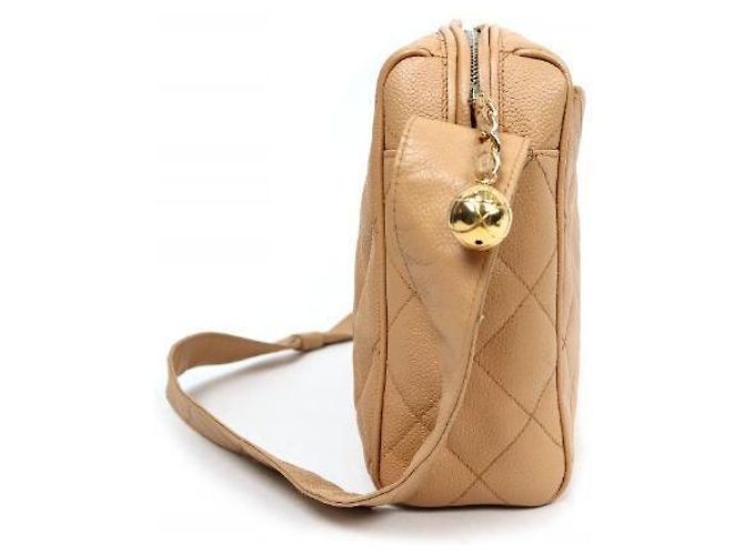 Chanel Borsa a tracolla Beige Golden Ball Marrone - vista 2