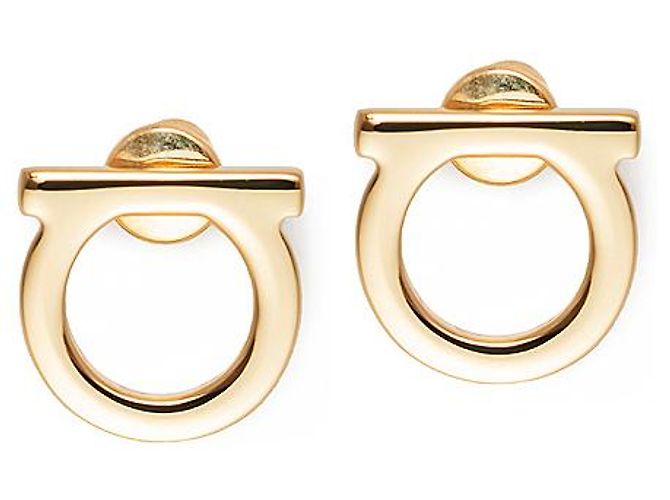 Salvatore Ferragamo Set Collana e Orecchini Gancini - vista 4