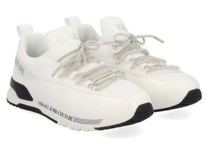 Baskets Versace Dynamic Blanches - vue 5