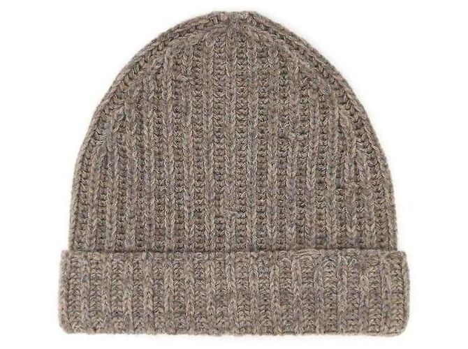 Maison Martin Margiela Wool Blend Beanie Brown - view 4