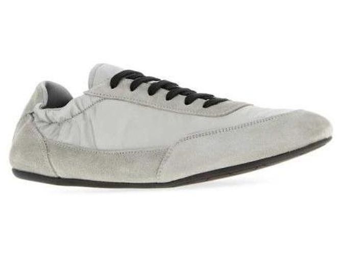 Prada Baskets Collapsing en Re-Nylon et Daim - vue 5