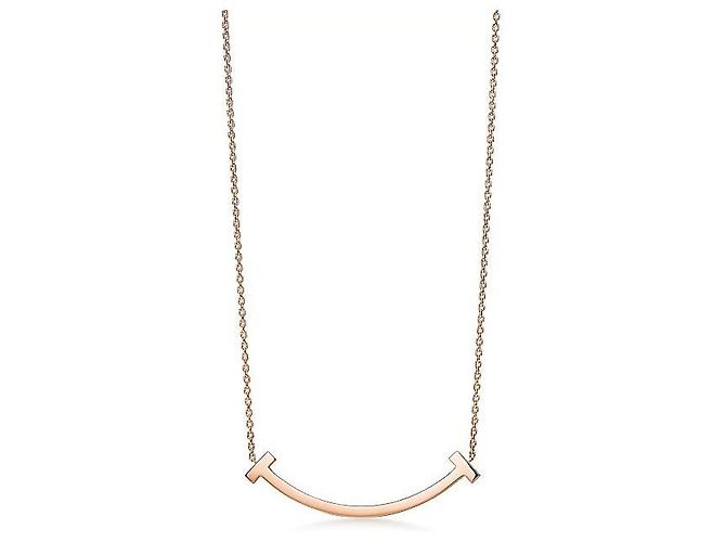 Tiffany & Co Pendente Smile Medium Oro Rosa Arancione - vista 3
