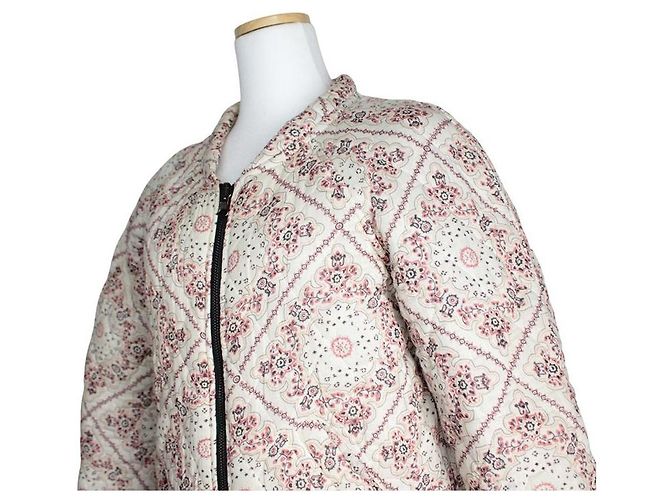 Isabel Marant Casaco acolchoado com fecho Branco - vista 4