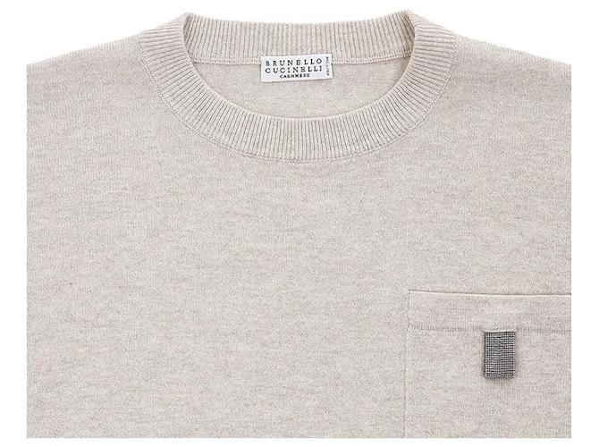 Brunello Cucinelli Kaschmir-Strickware für Damen Weiß - Ansicht 3