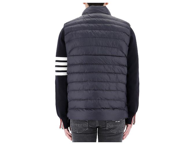 Ralph Lauren Red Pony bestickte Steppweste Schwarz - Ansicht 7