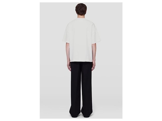 T-shirt con logo Jil Sander Argentata Argento - vista 11