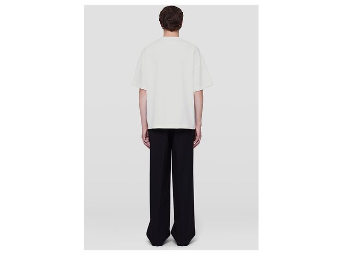 T-shirt con logo Jil Sander Argentata Argento - vista 4