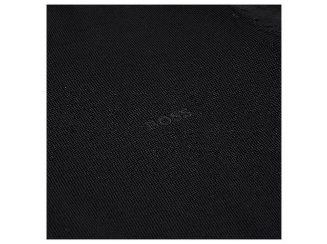 Hugo Boss Herren-Cardigan mit Reißverschluss und besticktem Logo Schwarz - Ansicht 4