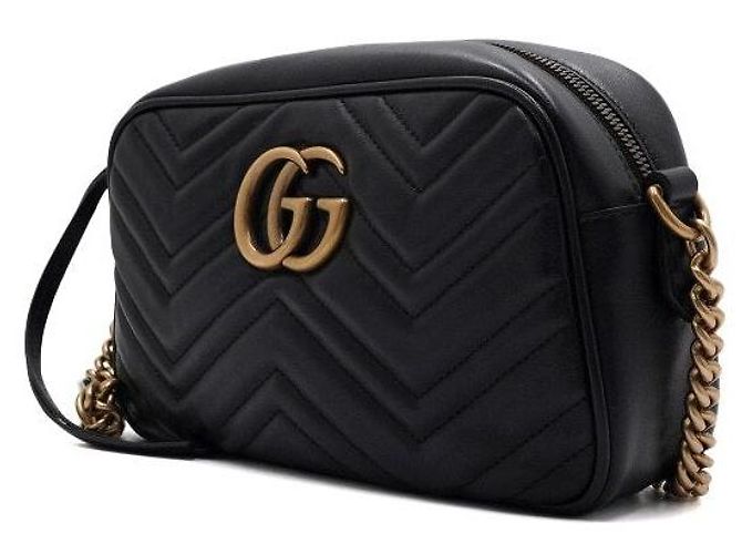 Gucci Picca borsa a tracolla e crossbody matelassé con catena - vista 2