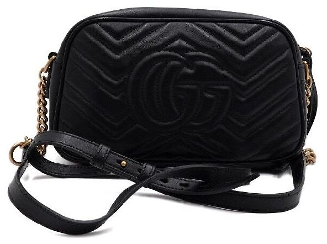 Gucci Picca borsa a tracolla e crossbody matelassé con catena - vista 4