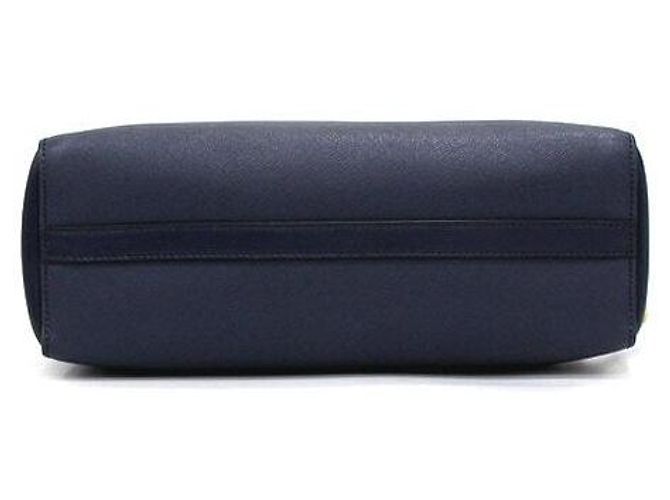 Prada Sac Tote en cuir Saffiano avec logo doré - vue 6