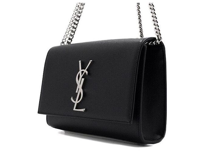 Saint Laurent Borsa a tracolla e crossbody Classic Kate Small Monogram con catena in metallo - vista 3