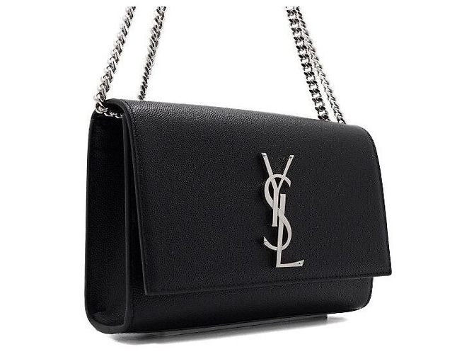 Saint Laurent Borsa a tracolla e crossbody Classic Kate Small Monogram con catena in metallo - vista 4