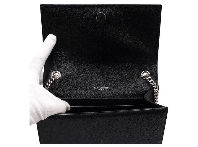 Saint Laurent Borsa a tracolla e crossbody Classic Kate Small Monogram con catena in metallo - vista 7