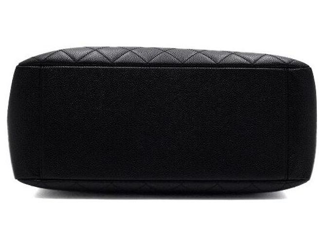 Chanel Borsa a tracolla Caviar Black con catena dorata Nero - vista 6