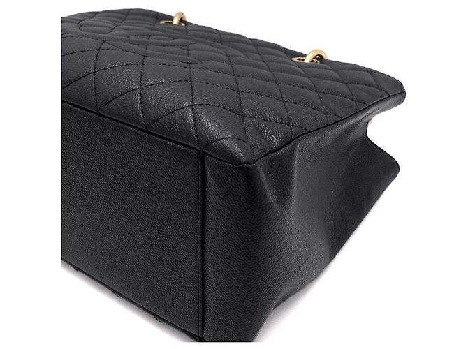 Chanel Borsa a tracolla Caviar Black con catena dorata Nero - vista 7