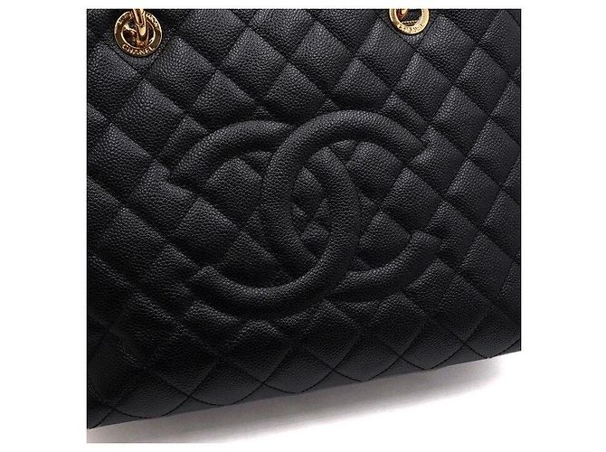 Chanel Borsa a tracolla Caviar Black con catena dorata Nero - vista 8