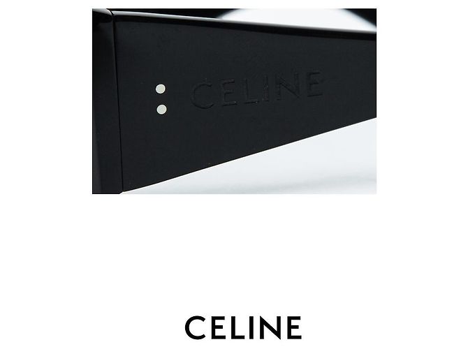 Céline Occhiali da sole in acetato monocromatici - vista 3