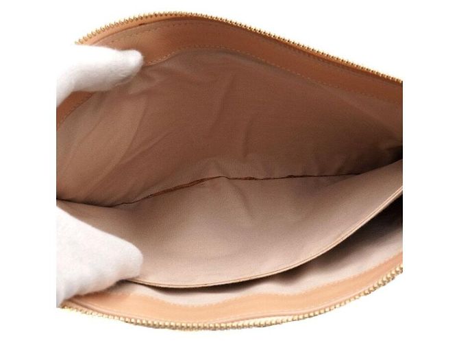 Chloé Borsa pochette a righe in pelle da donna Arancione - vista 6