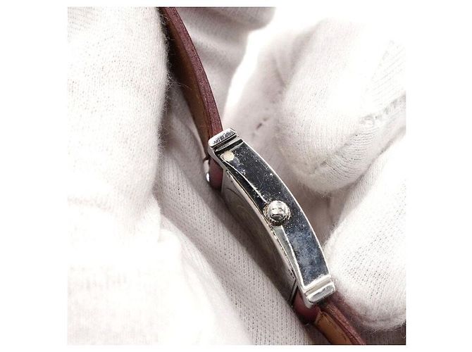 Hermès Relógio de Quartzo para Mulher OUR HOUR PM com Pulseira de Couro Prateada Prata - vista 7