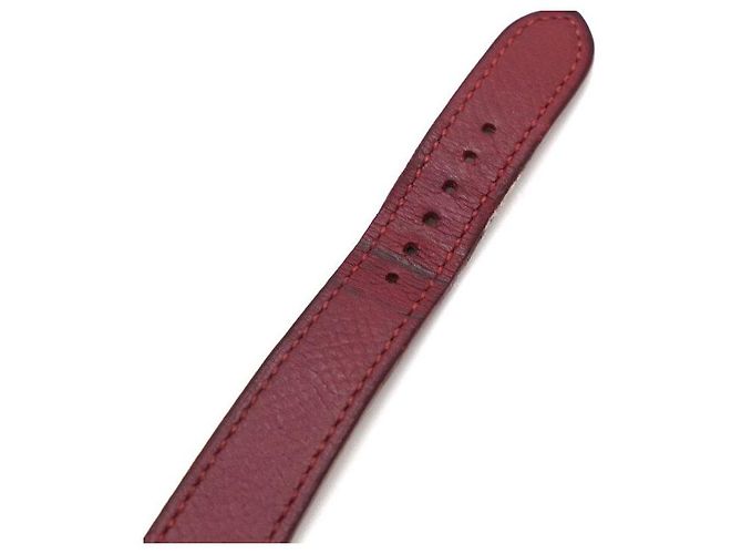 Hermès Relógio de Quartzo para Mulher OUR HOUR PM com Pulseira de Couro Prateada Prata - vista 9