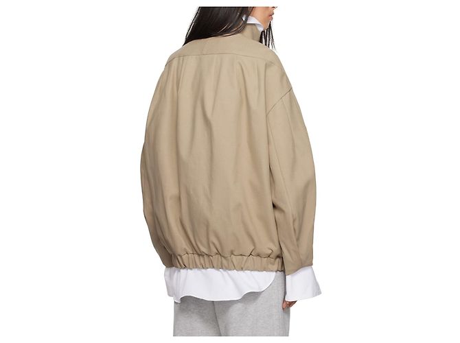 Dries Van Noten VOLES Loose Fit Jacke Camel Orange - Ansicht 9