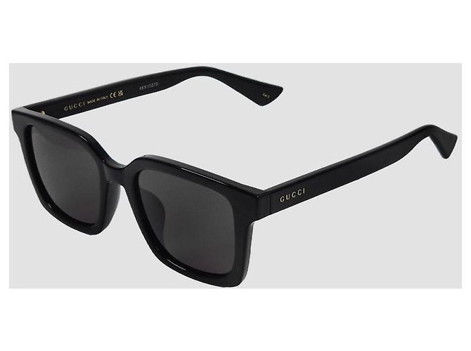 Gucci Occhiali da sole Asian Fit Acetato Nero Unisex - vista 14