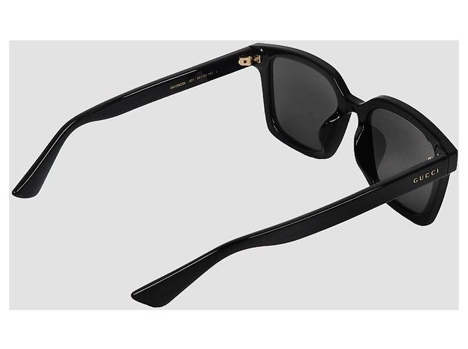 Gucci Occhiali da sole Asian Fit Acetato Nero Unisex - vista 17
