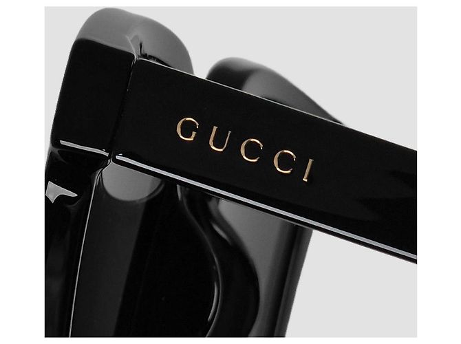 Gucci Occhiali da sole Asian Fit Acetato Nero Unisex - vista 19