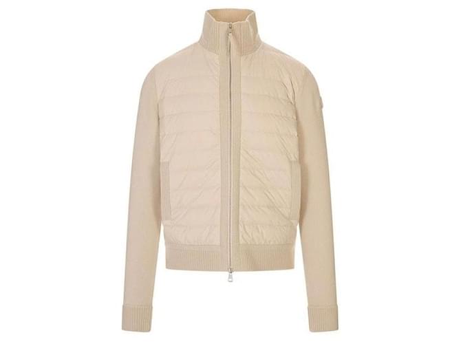Moncler Gesteppter Wollcardigan Braun - Ansicht 4