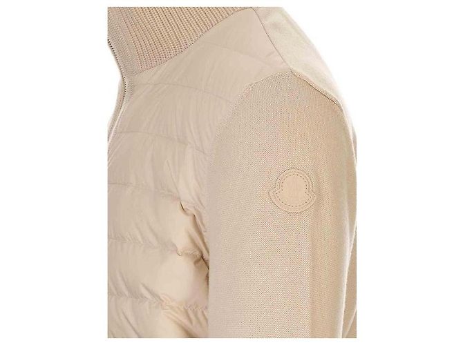 Moncler Gesteppter Wollcardigan Braun - Ansicht 6