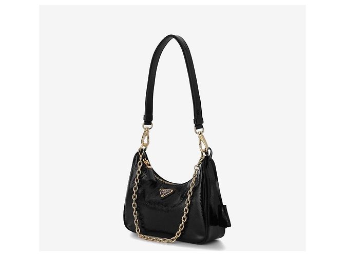 Prada Mini Schultertasche NaPlaque Patent Logo - Ansicht 6
