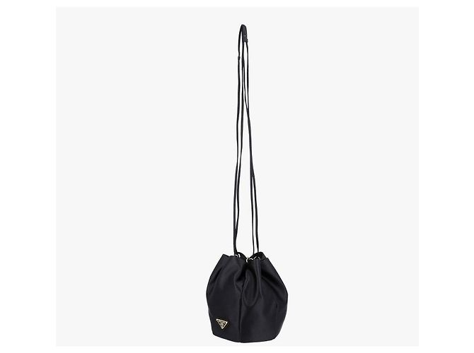 Prada Mini Bucket Schultertasche Schwarz - Ansicht 6