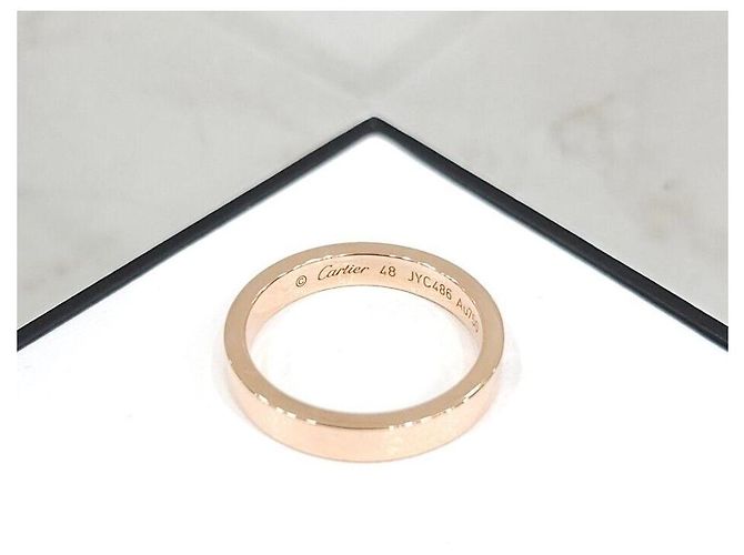 Cartier Ehering aus Roségold mit Diamanten Pink - Ansicht 6