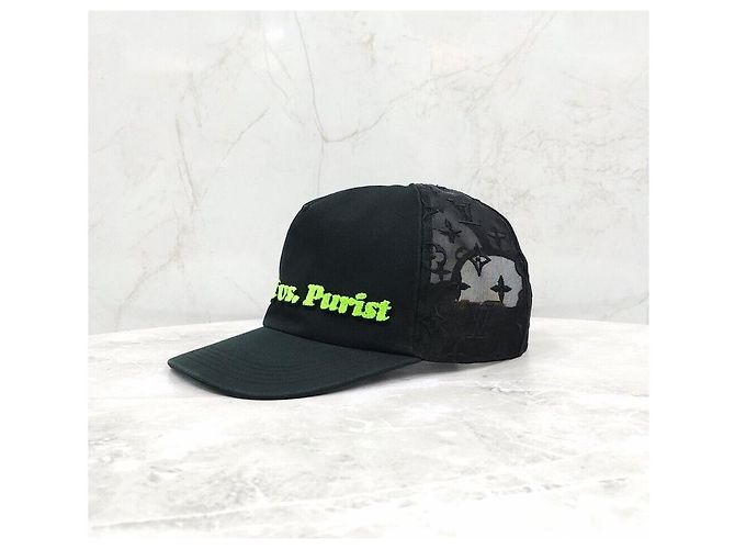 Louis Vuitton Gorra de malla Monogram Tourist Negro - vista 2