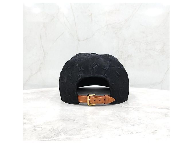 Louis Vuitton Gorra de malla Monogram Tourist Negro - vista 3