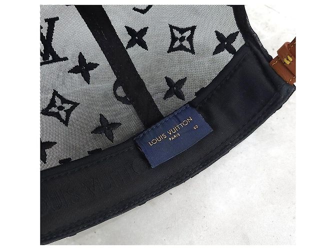 Louis Vuitton Gorra de malla Monogram Tourist Negro - vista 8