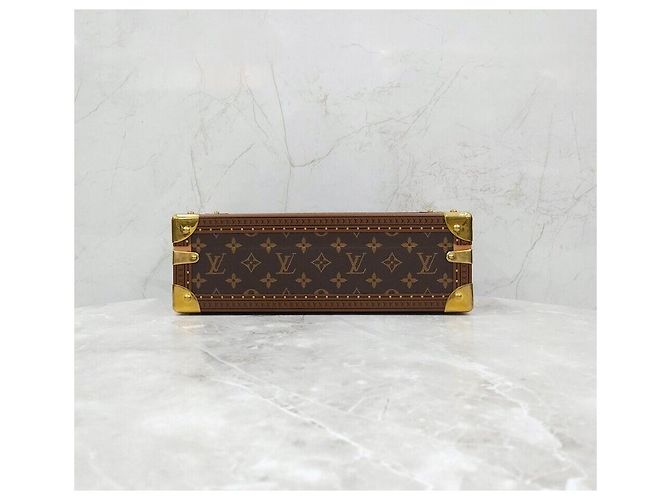 Louis Vuitton Monogram Watch Trunk Uhrenetui Rot - Ansicht 4