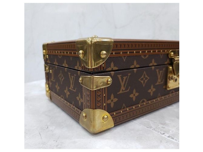 Louis Vuitton Monogram Watch Trunk Uhrenetui Rot - Ansicht 5
