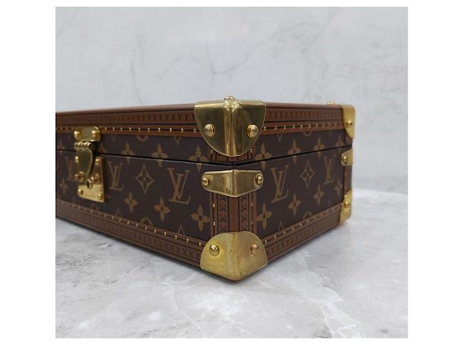 Louis Vuitton Monogram Watch Trunk Uhrenetui Rot - Ansicht 6