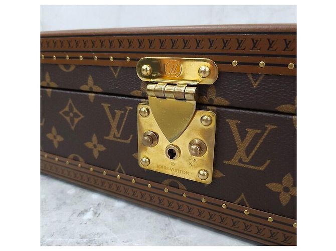 Louis Vuitton Monogram Watch Trunk Uhrenetui Rot - Ansicht 7