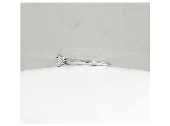Tiffany & Co Neuer Ehering aus Platin und Diamanten Silber - Ansicht 2